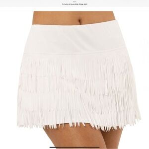 LUCKY IN LOVE TENNIS SKIRT MEDIUM